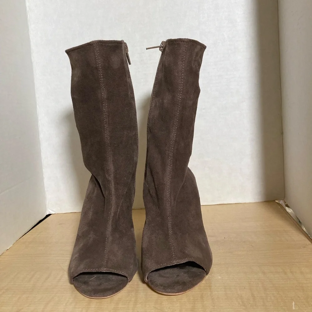 Jeffrey Campbell Peep Toe Boots - Picture 2 of 9